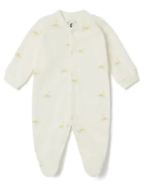 Organic Duckling Baby Sleepsuit