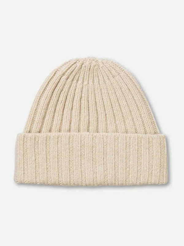 PLAIN RIBBED HAT GOLDEN EYE