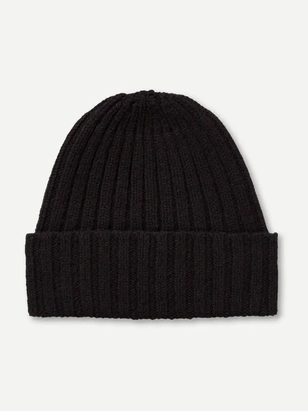 PLAIN RIBBED HAT GOLDEN EYE