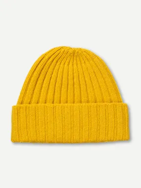 PLAIN RIBBED HAT GOLDEN EYE