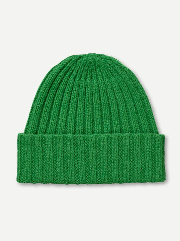 PLAIN RIBBED HAT GOLDEN EYE