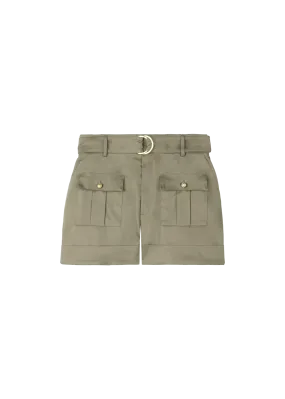 Pocket cotton shorts