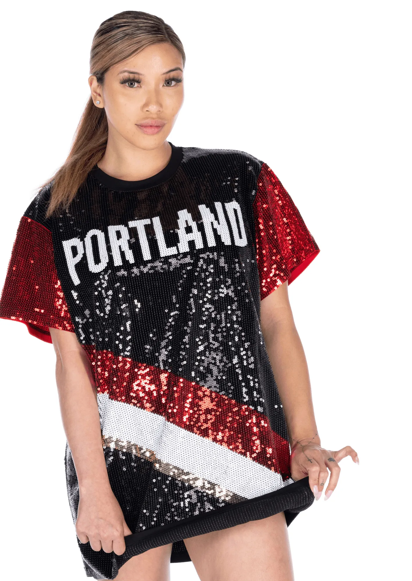 Portland Basketball Sequin Dress