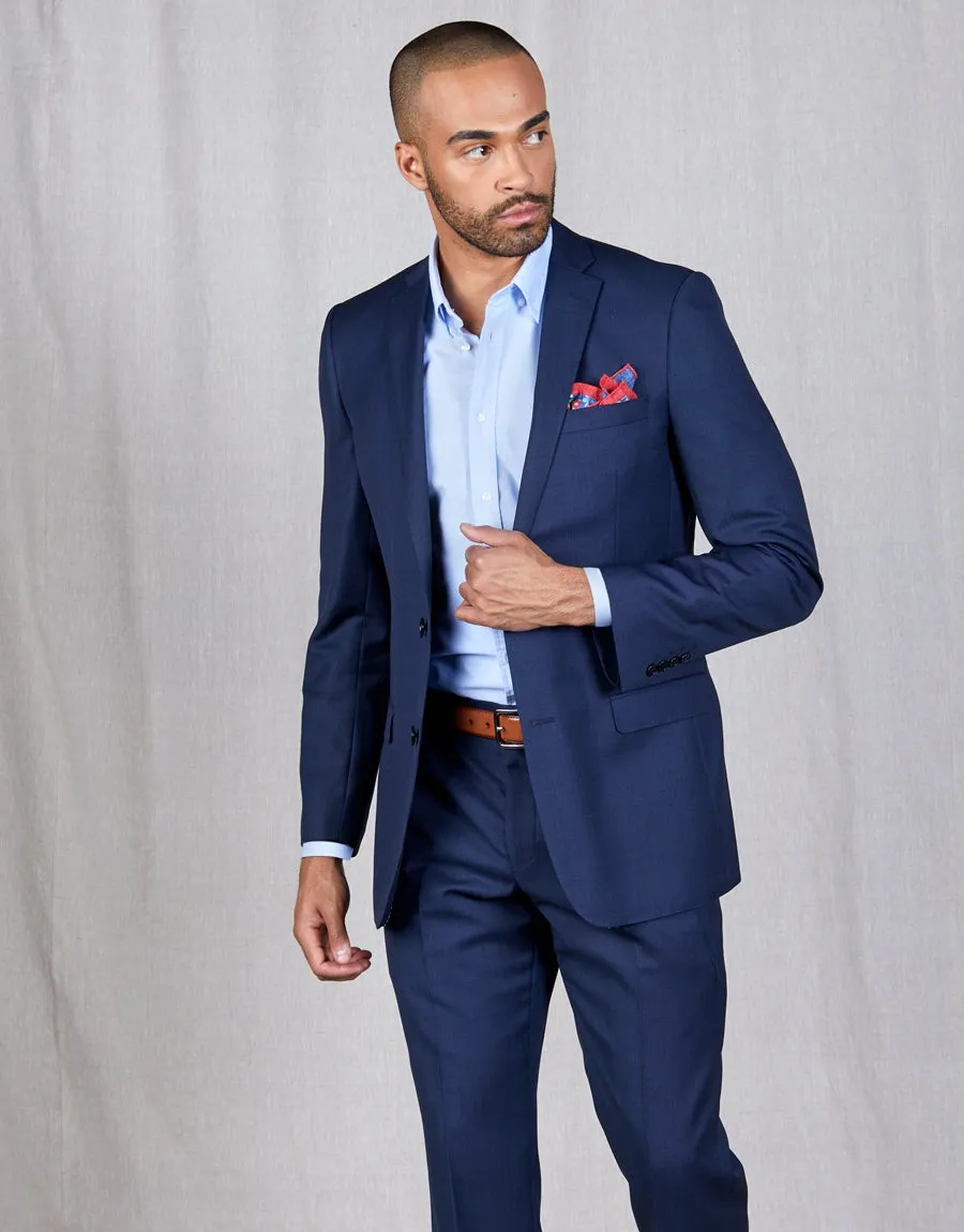 Proto Navy Birdseye Two Piece Suit