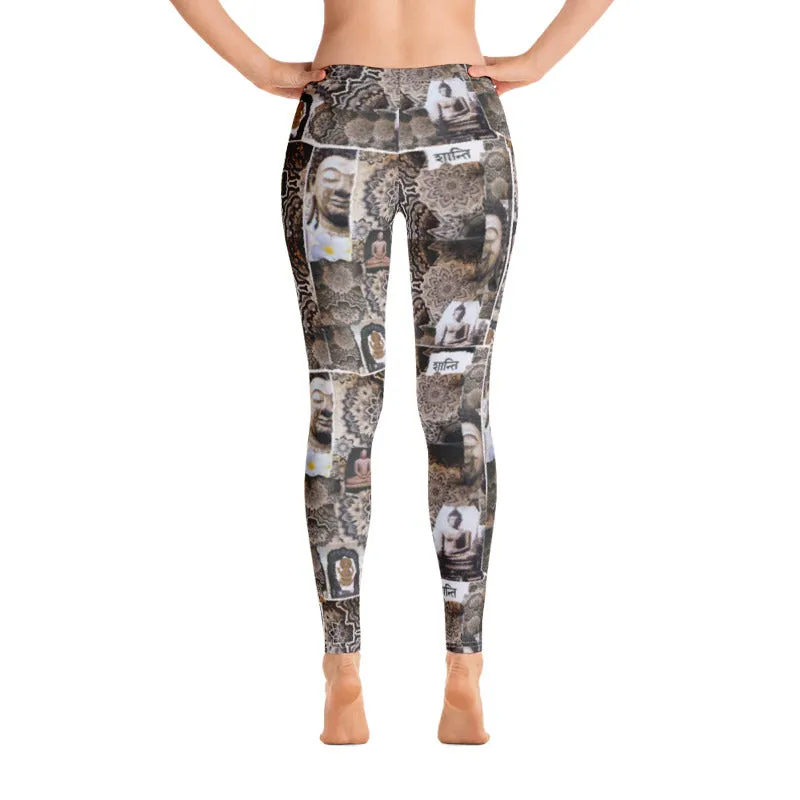 "Om Shanti" Leggings