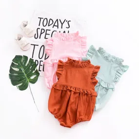 Ruffle Romper (Multiple Colors)