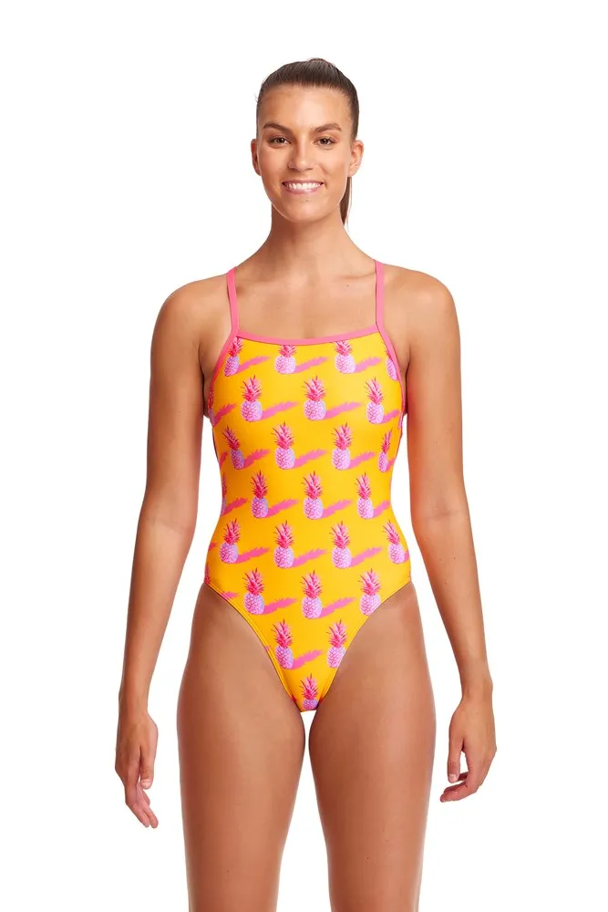 STRAPPED IN ONE PIECE PINEAPPLE PUNCH FUNKITA