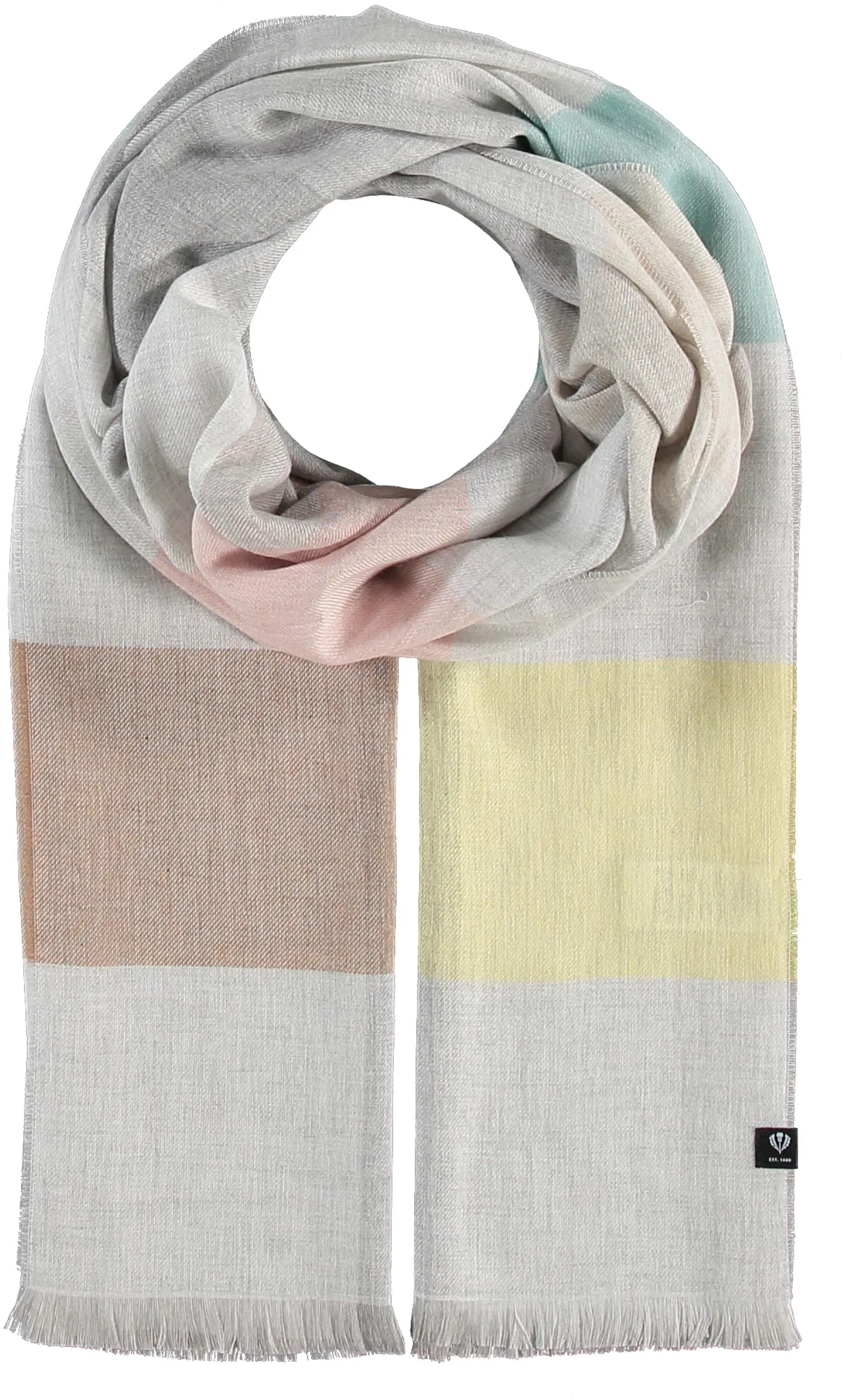 Sustainability Edition Box Check Viscose Scarf