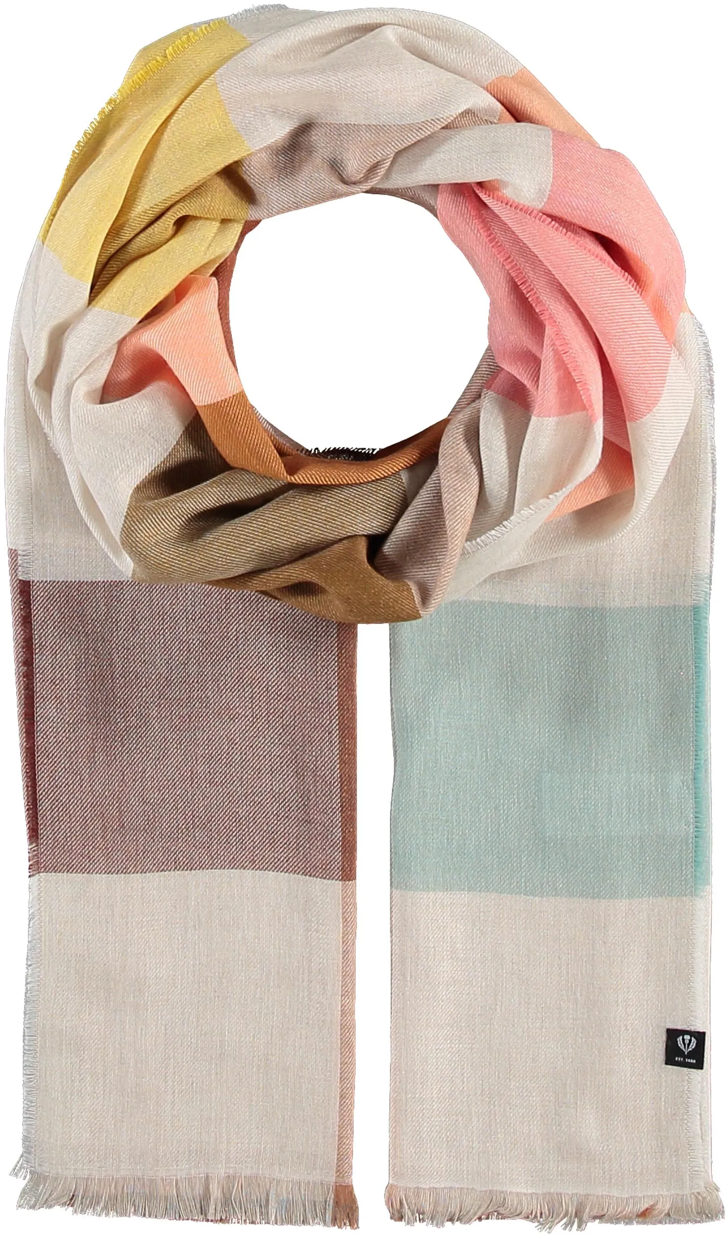 Sustainability Edition Box Check Viscose Scarf