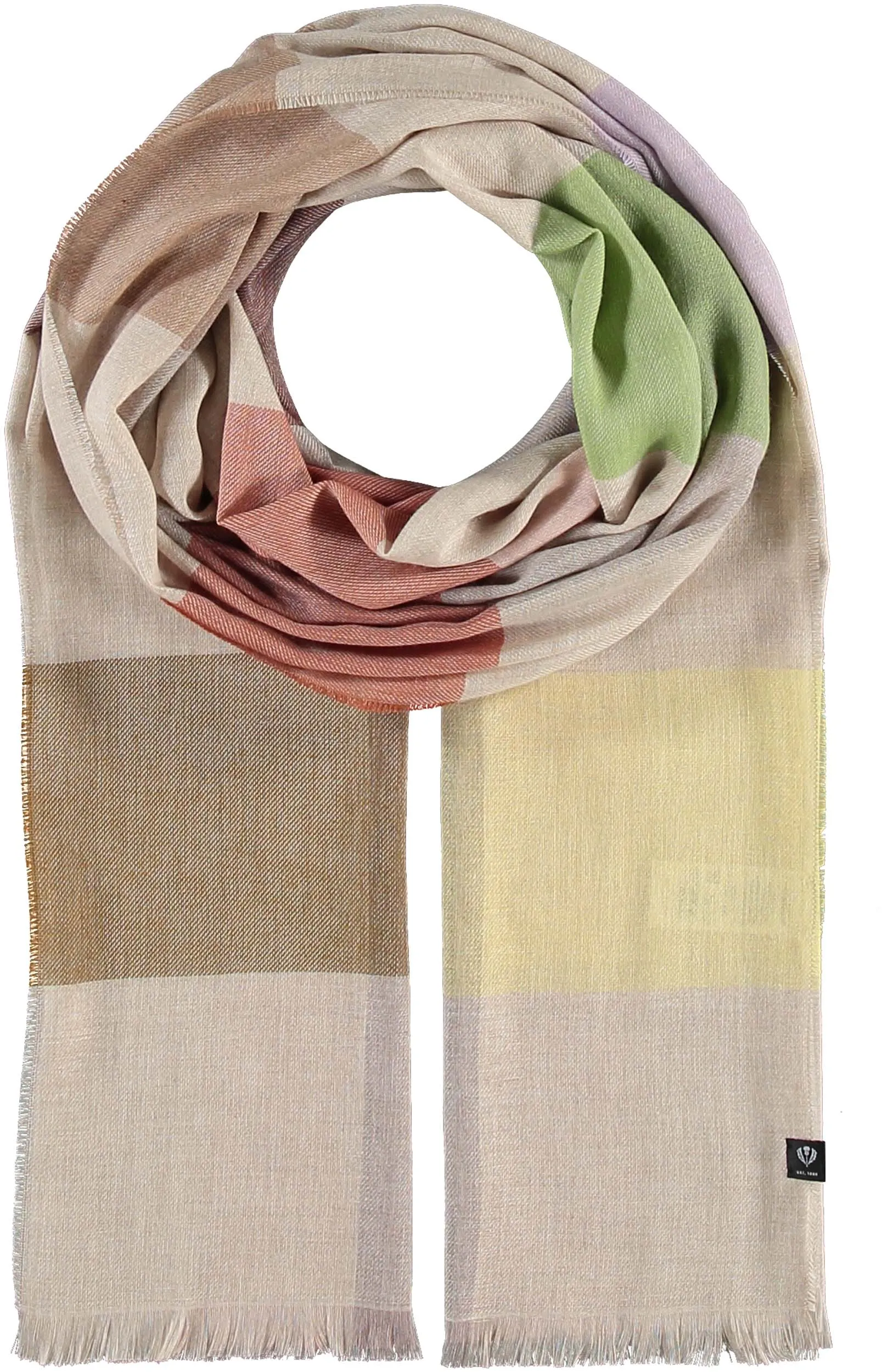 Sustainability Edition Box Check Viscose Scarf