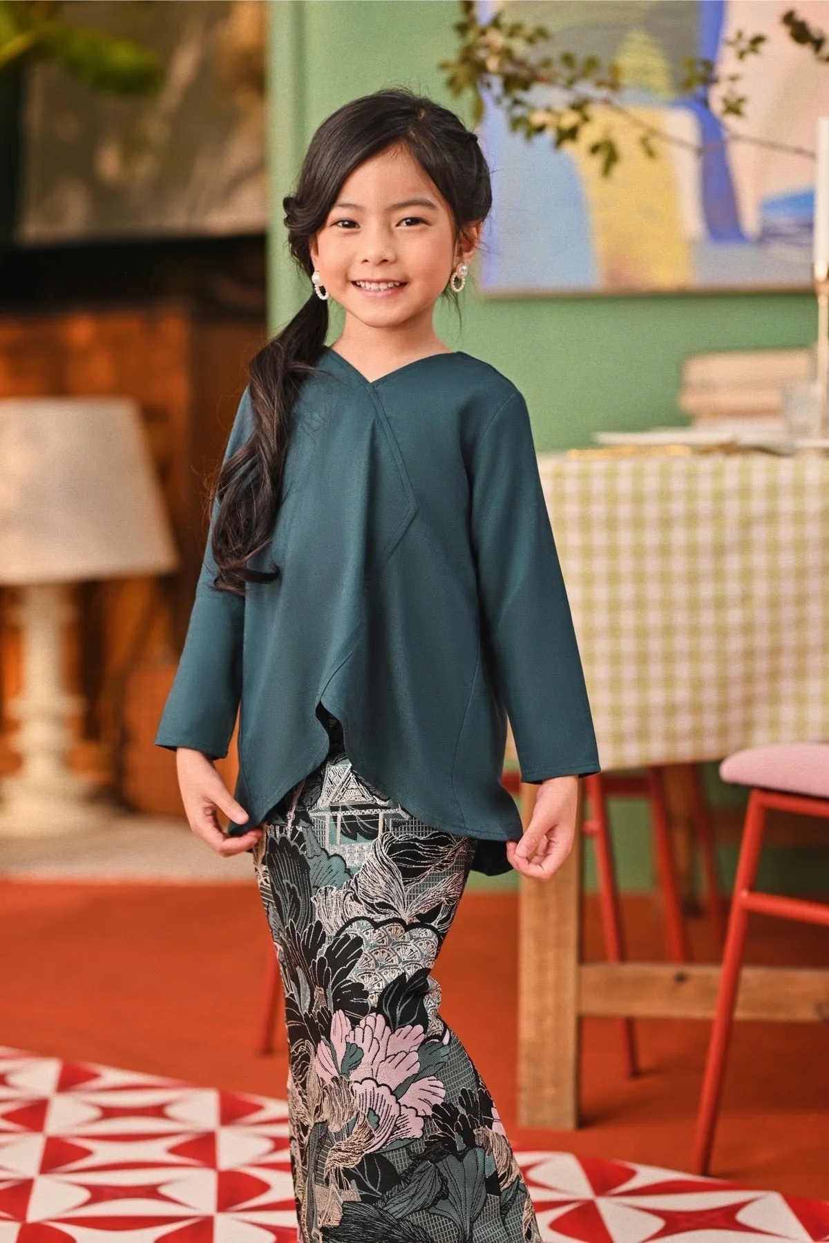 The Capai Caya Blouse - Emerald Green