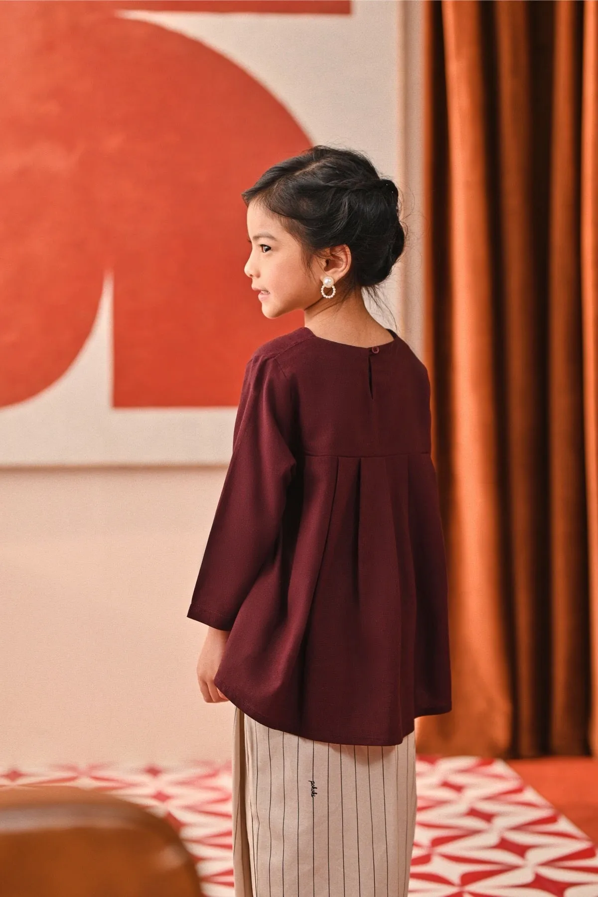 The Capai Foxy Blouse - Mangosteen