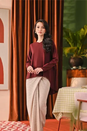 The Capai Women Foxy Blouse - Mangosteen