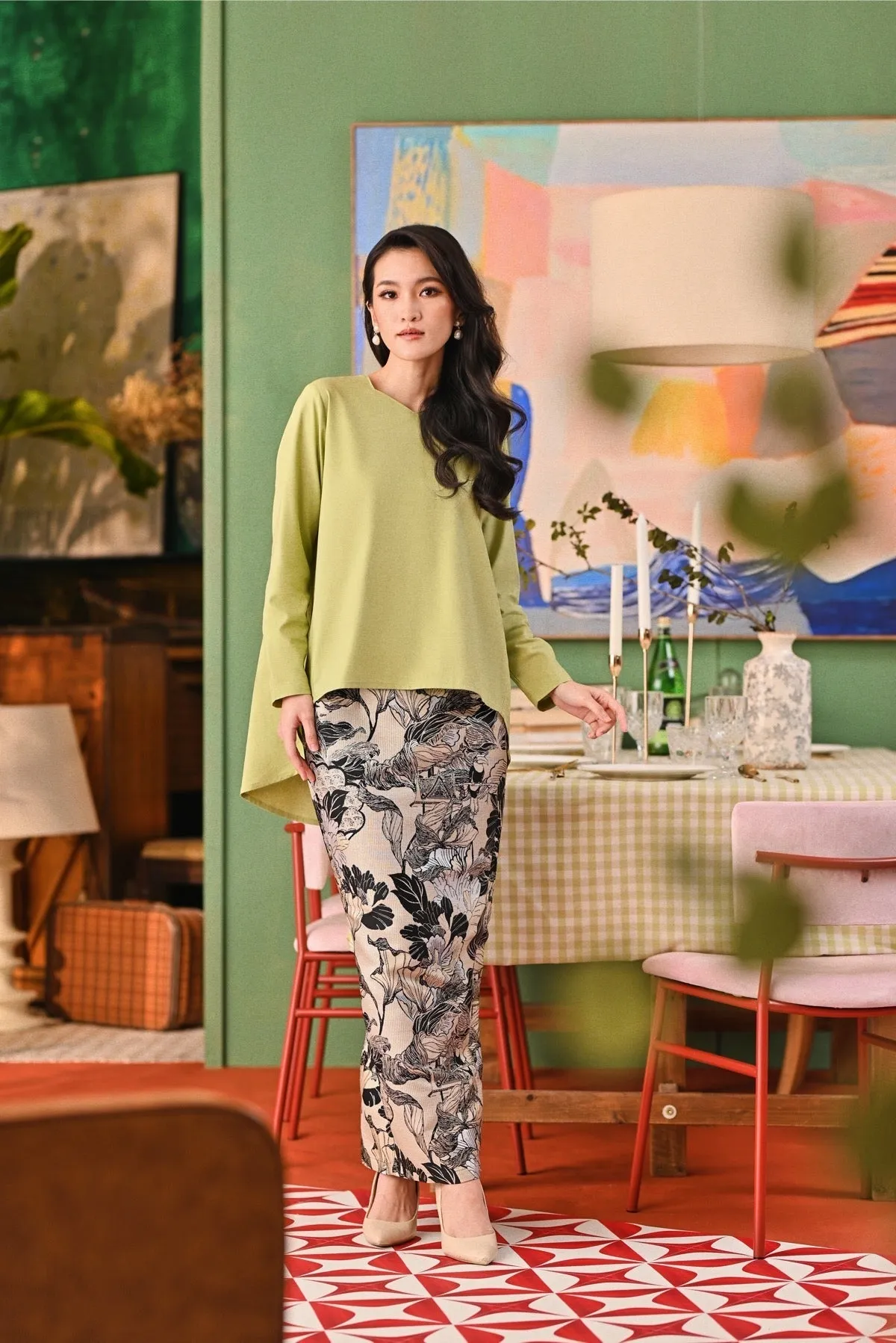 The Capai Women Foxy Blouse - Tea Green