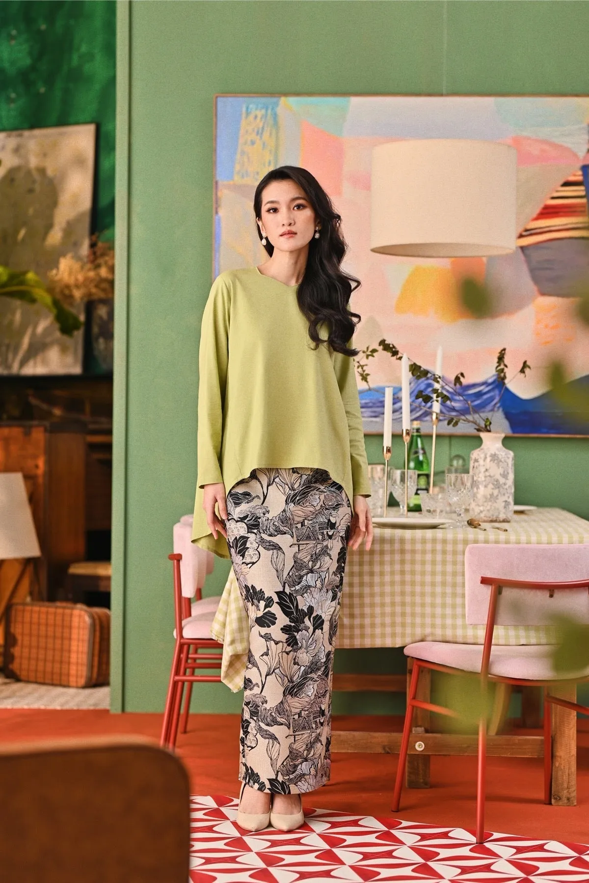 The Capai Women Foxy Blouse - Tea Green