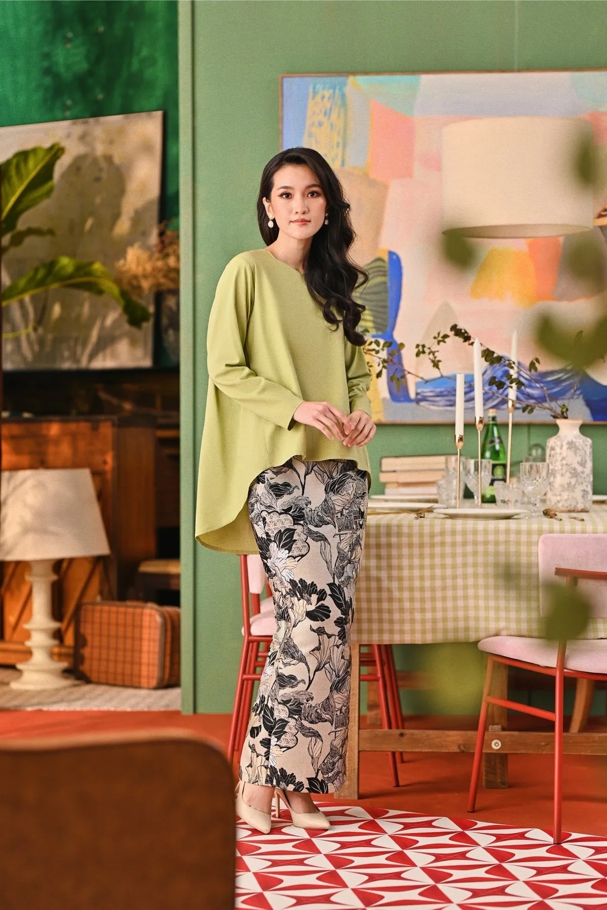 The Capai Women Foxy Blouse - Tea Green