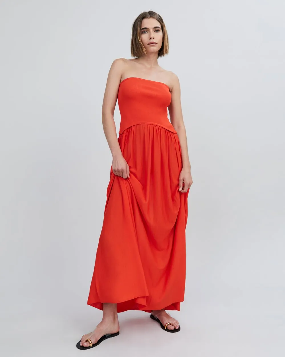 The Strapless Soglio Dress