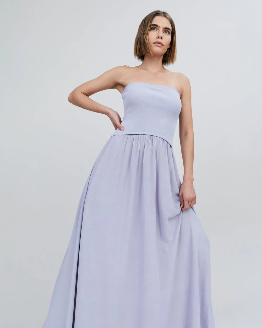 The Strapless Soglio Dress