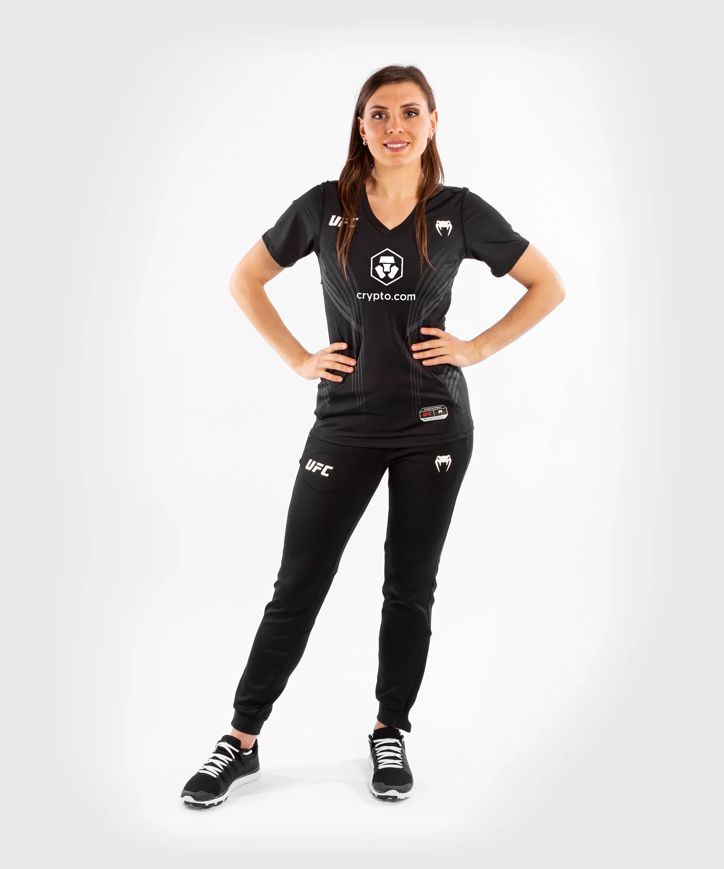 UFC Venum Personalized Authentic Fight Night Women's Walkout Jersey - Black