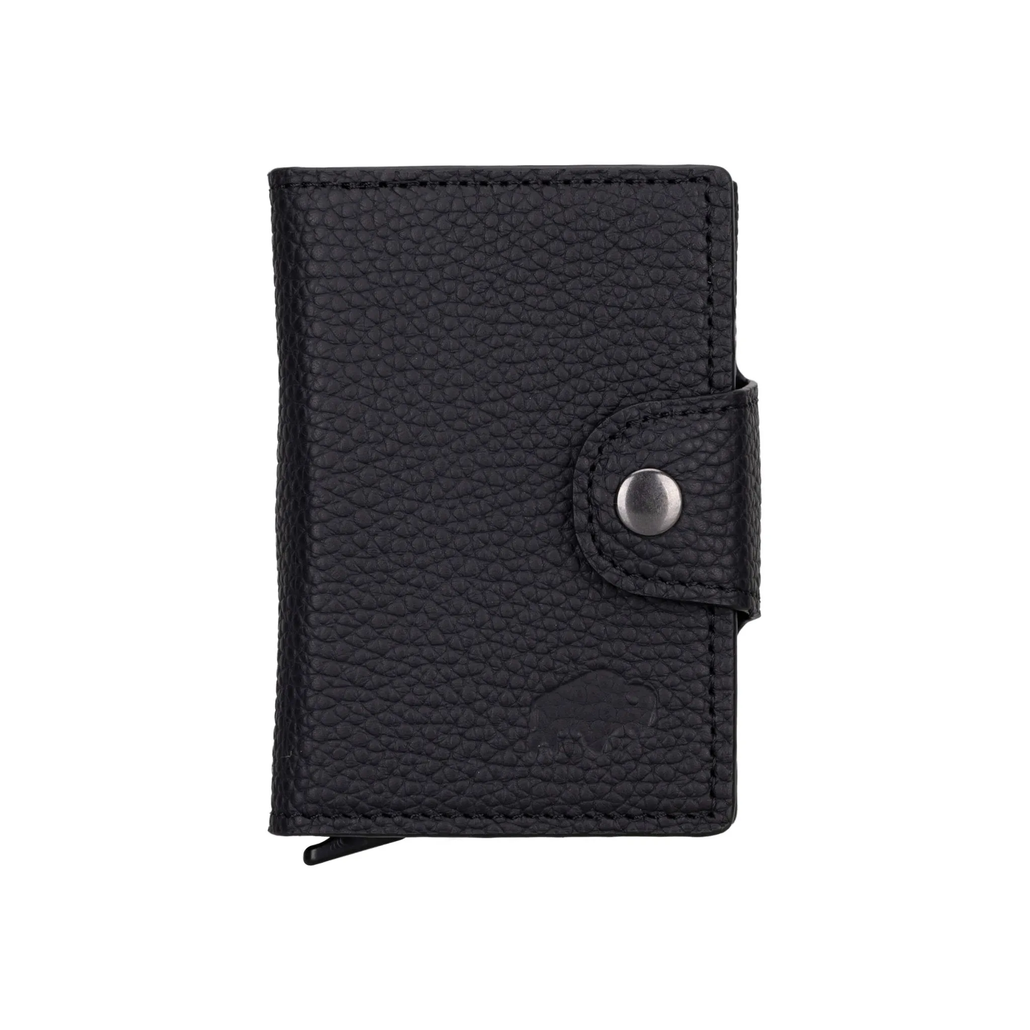 Wade Detachable Mini Wallet with RFID, Pebble Black