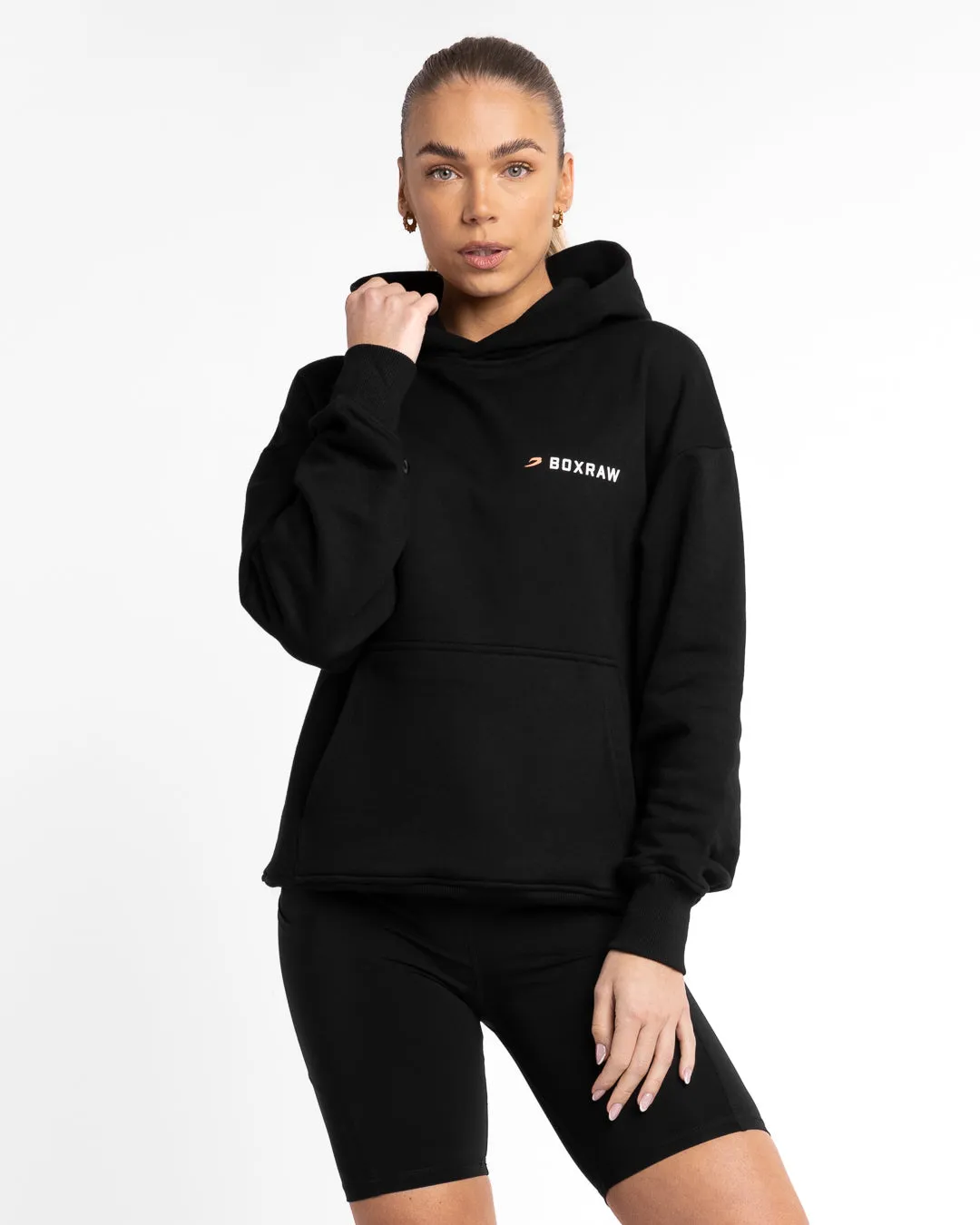 We Don't Play Boxing Oversized Hoodie - Black