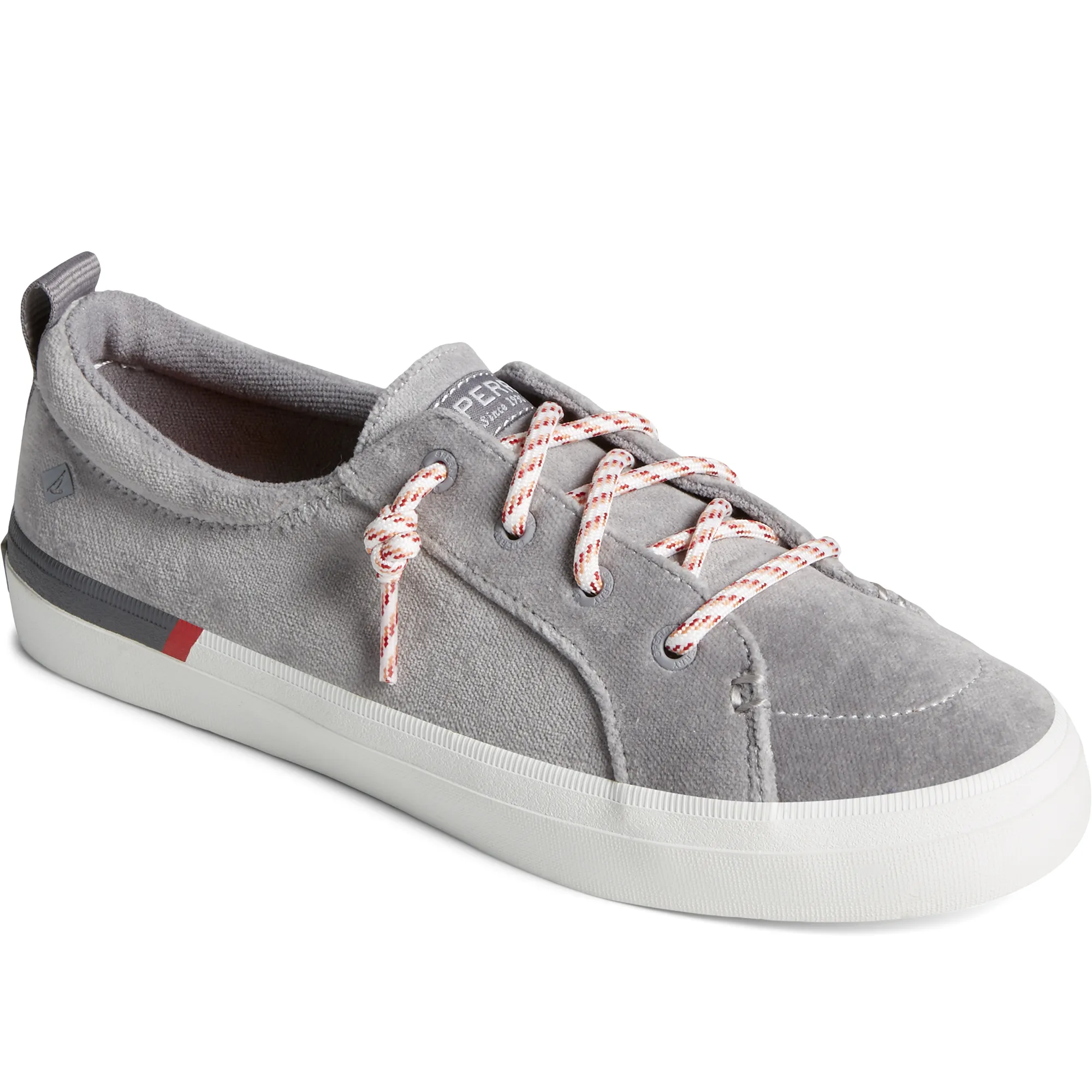 Women's Crest Vibe Brushed Cotton Sneaker - Grey (STS87857)