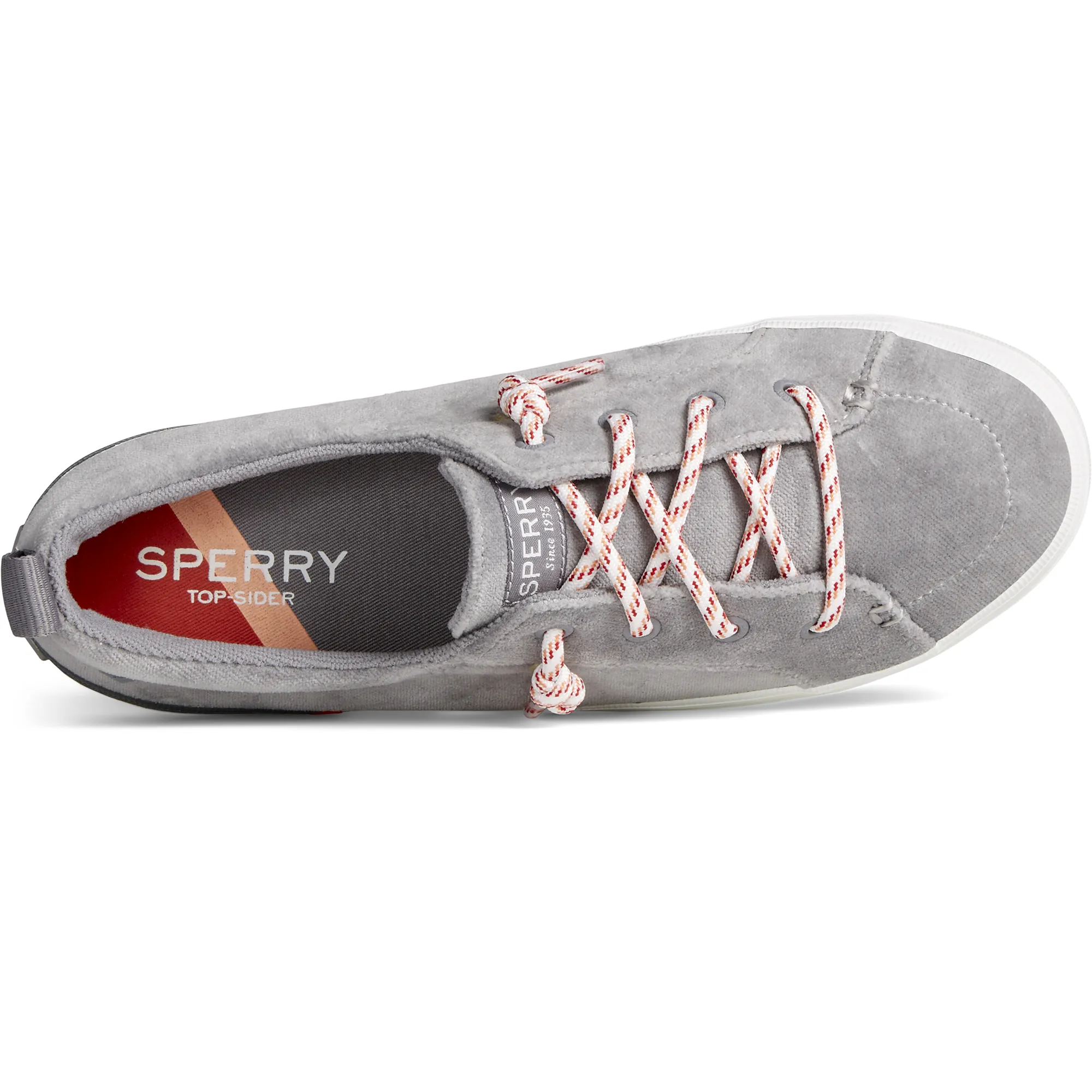 Women's Crest Vibe Brushed Cotton Sneaker - Grey (STS87857)