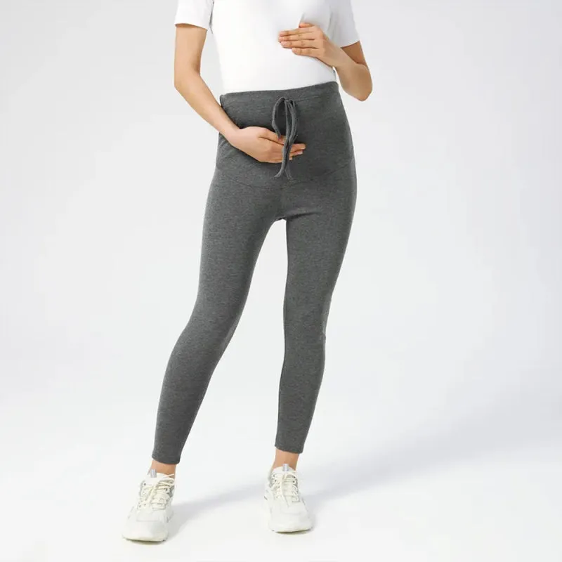 Women's Maternity Drawstring Casual Leggings