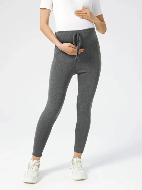 Women's Maternity Drawstring Casual Leggings