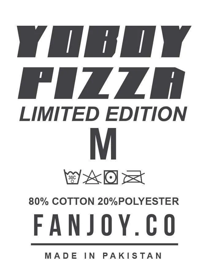 YOBOY PIZZA Limited Edition Field Goal Black Hoodie